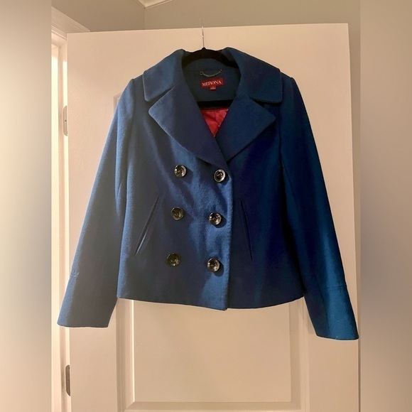 Merona, Wool jacket. Teal Size small - Picture 2 of 7